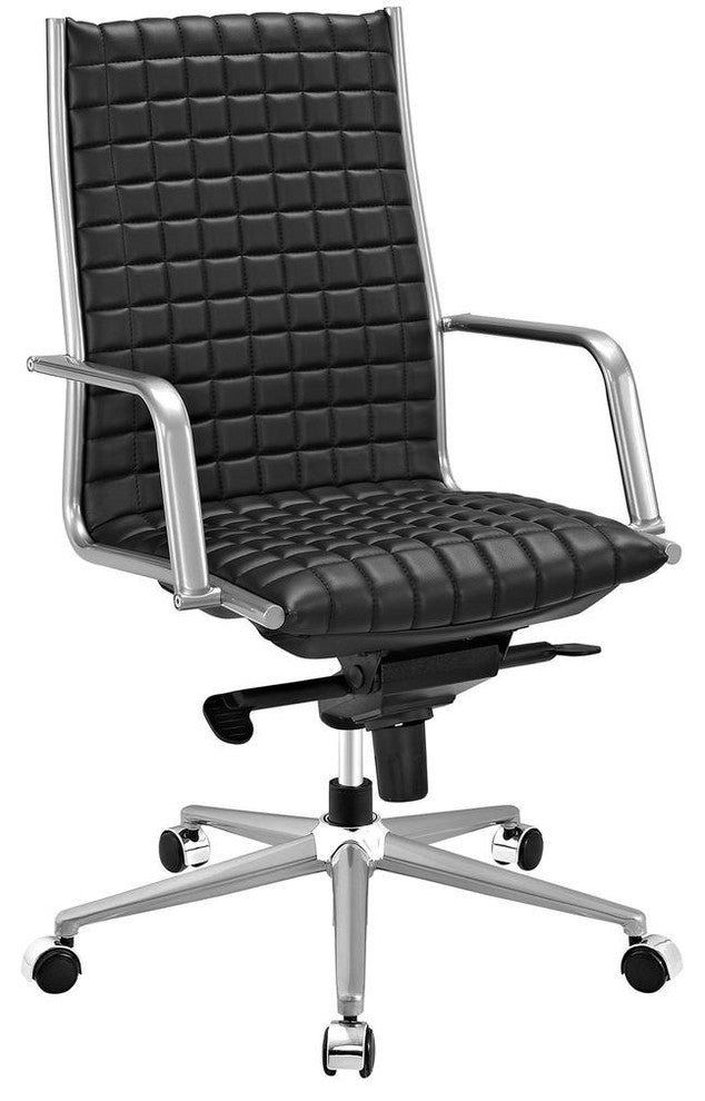 Black Pattern Highback Office Chair