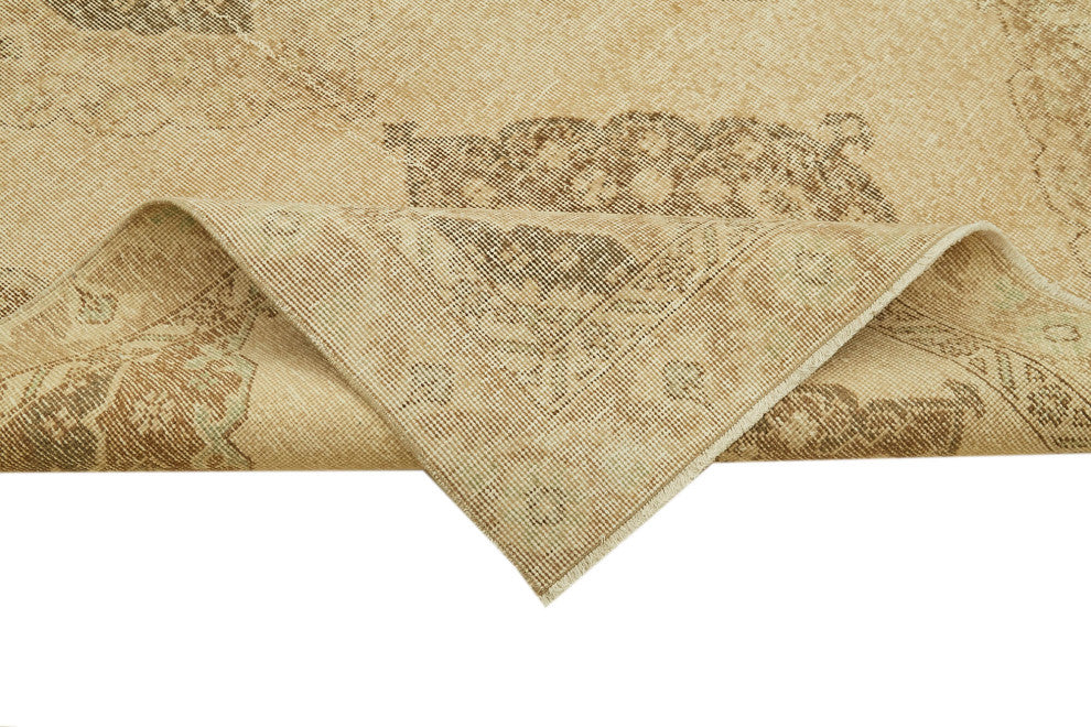 Rug N Carpet - Handmade Anatolian 4' 4" x 12' 4" Antique Runner Rug
