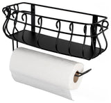 Wall Mounted Kitchen & Bath Rack, Paper Towel Rack