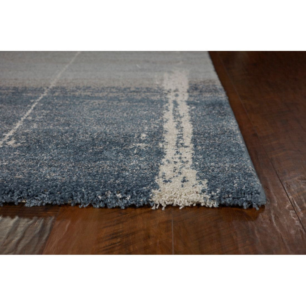 KAS Landscapes 5900 Blue Contempo Area Rug, 3'3"X 5'3"