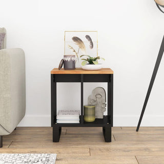 vidaXL Coffee Table Console Side End Table Solid Wood Acacia and Engineered Wood