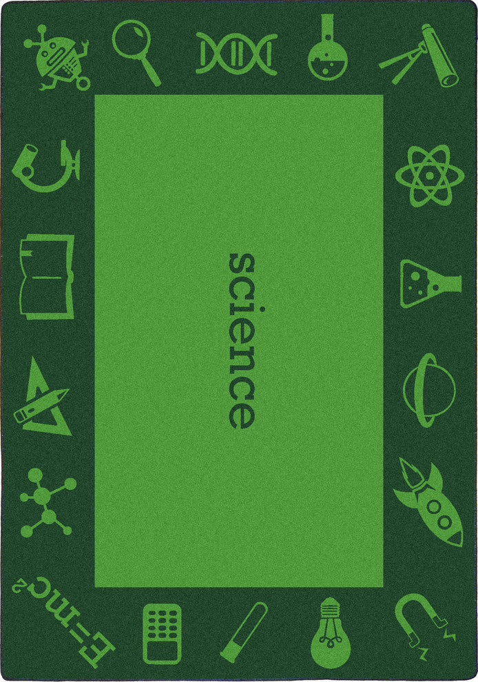 Subjects Rug, Blue, 7'8"x5'4"