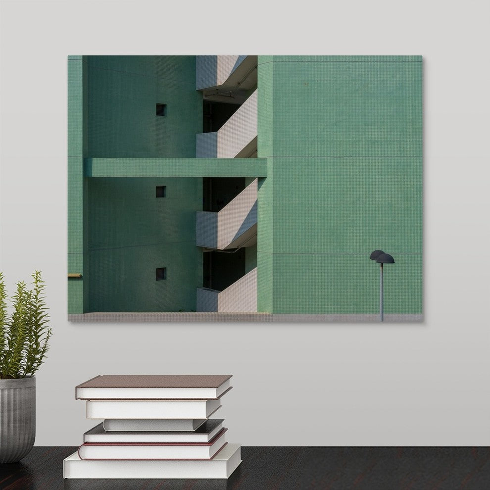 "Geometries" Wrapped Canvas Art Print, 16"x12"x1.5"