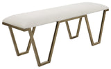 Uttermost Farrah Geometric bench