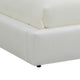 Luxe Upholstered King Bed, White