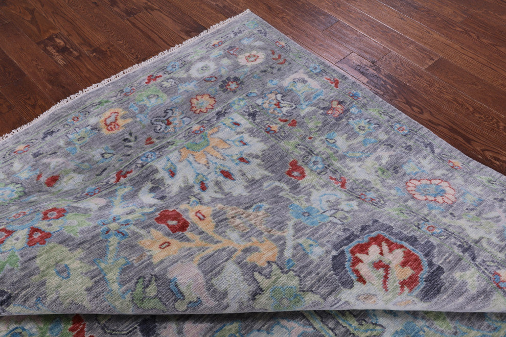 8' 11" X 12' 0" Turkish Oushak Handmade Wool Rug - Q13422