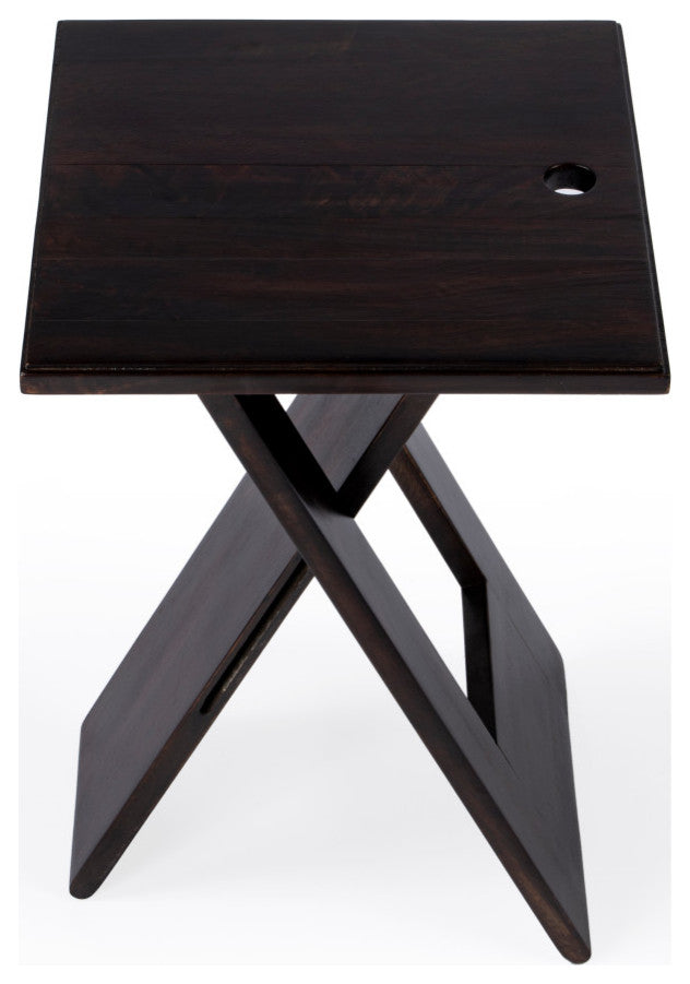 Hammond Table, White, Brown