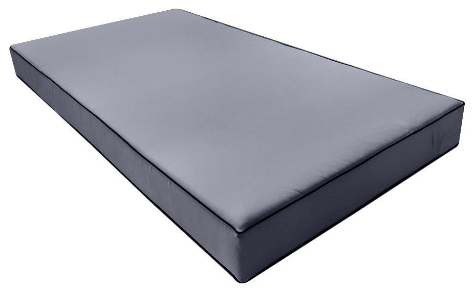 Style5 Twin Contrast Pipe Outdoor Mattress Bolster Slip Cover COMPLETE SET AD001