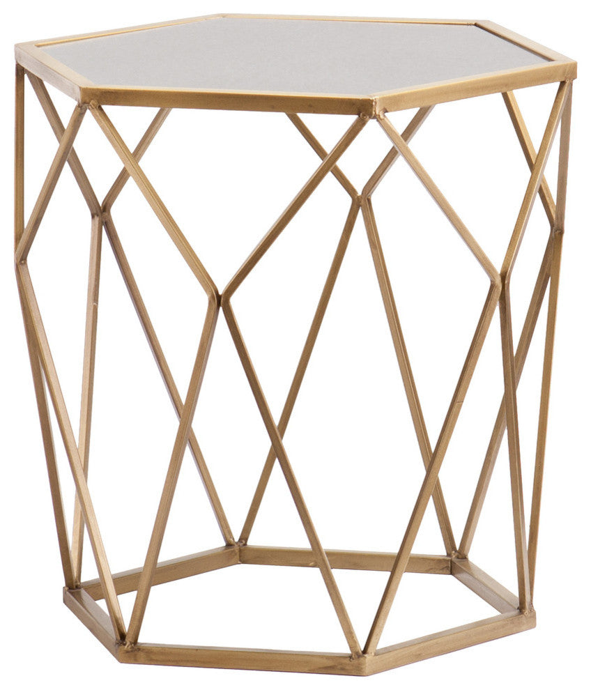 Lynne Geometric Accent Table
