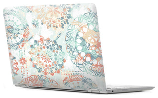 Bohemian Peel and Stick Wallpaper, Orange/Blue