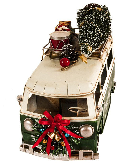c1960s Volkswagen Christmas Bus Sculpture