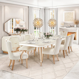 Pendant 18-Light Round Crystal Chandelier - Gold