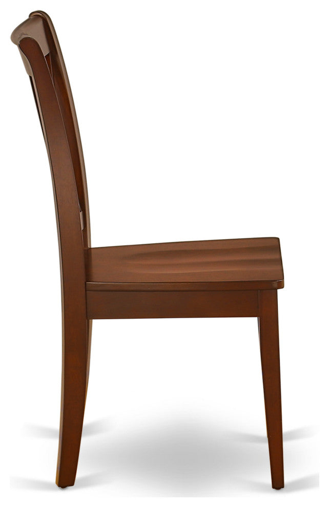 3Pc Rectangular 42/54 Inch Table With 12 In Leaf And 2 Double X Back Chairs