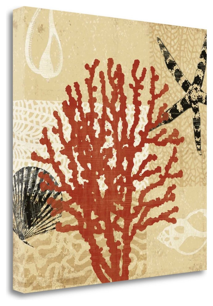 "Coral Impressions III" By Tandi Venter, Giclee Print on Gallery Wrap Canvas