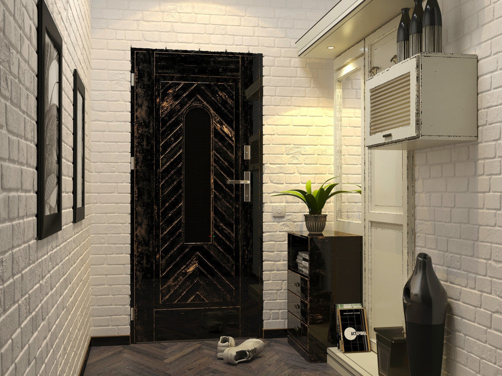 White Bricks 3D Wall Panels, Set of 10, Covers 51 Sq Ft