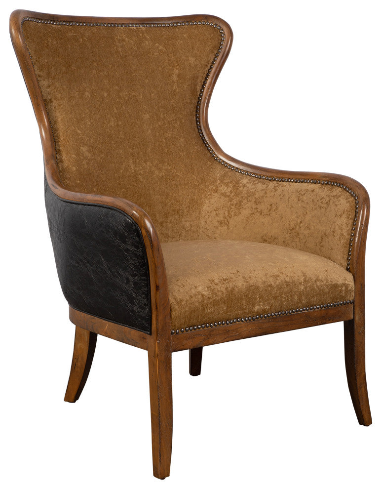 Uttermost Snowden Tan Wing Chair