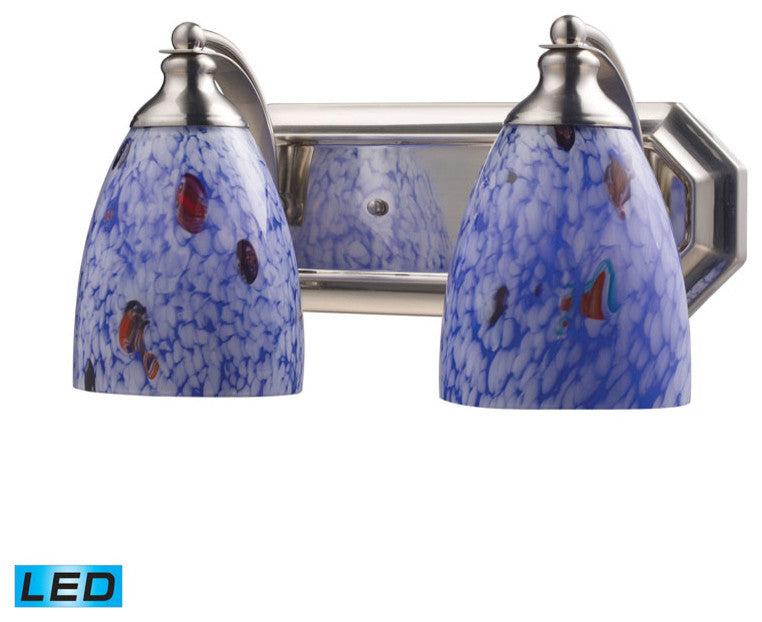 ELK Lighting Bath And Spa 2-Light Vanity Light - 570-2N-BL-LED