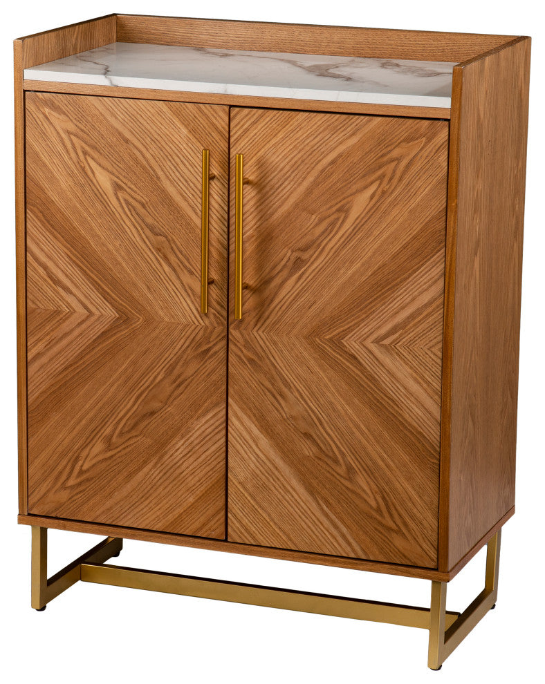 Amber Bar Cabinet With Wine Storage