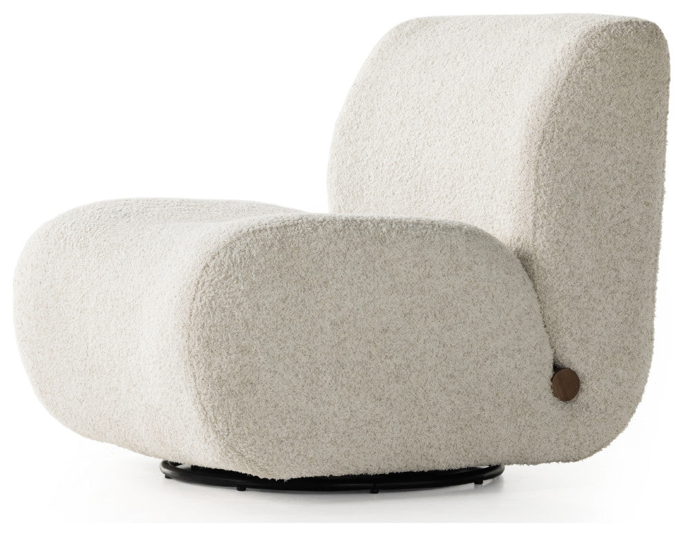 Siedell Swivel Chair, Sheldon Ivory