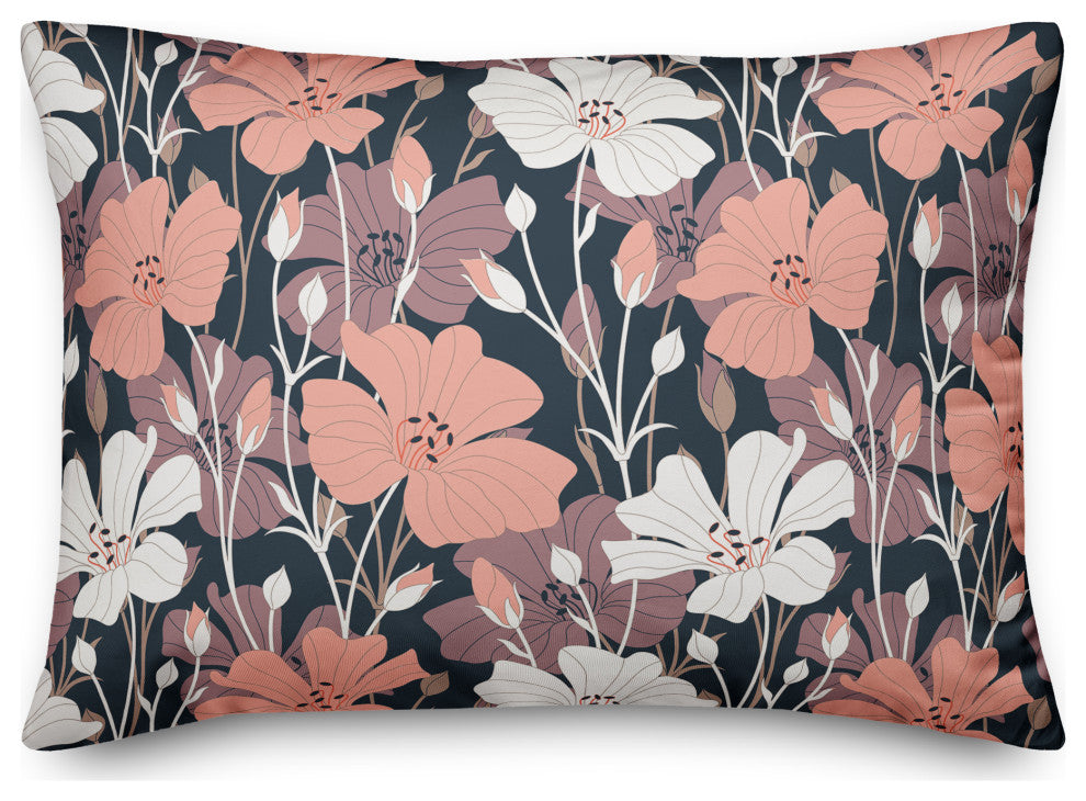 Growing Floral 14x20 Spun Poly Pillow