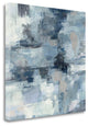 "In The Clouds Indigo And Gray Crop" By Silvia Vassileva, Gallery Wrap Canvas