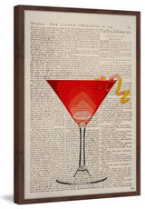 "Watermelon Martini" Framed Painting Print, 20"x30"