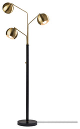 Emerson Tree Lamp, Antique Brass