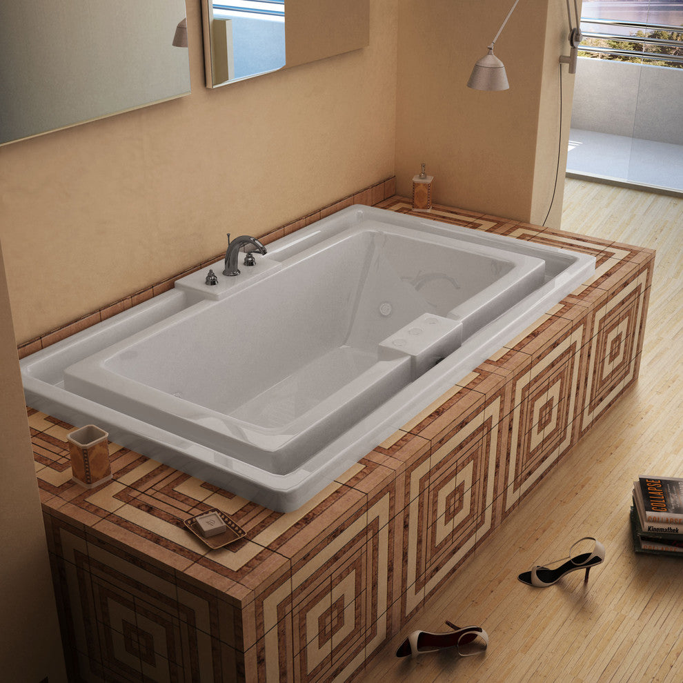 Atlantis Whirlpools Infinity 46 x 78 Endless Flow Whirlpool Jetted Bathtub