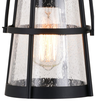 Portage Park 6.5" Outdoor Wall Light Matte Black