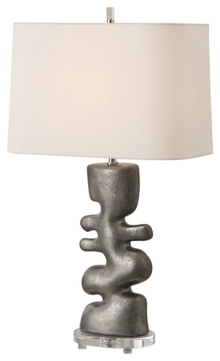 Uttermost Free Flowing Nickel Table Lamp