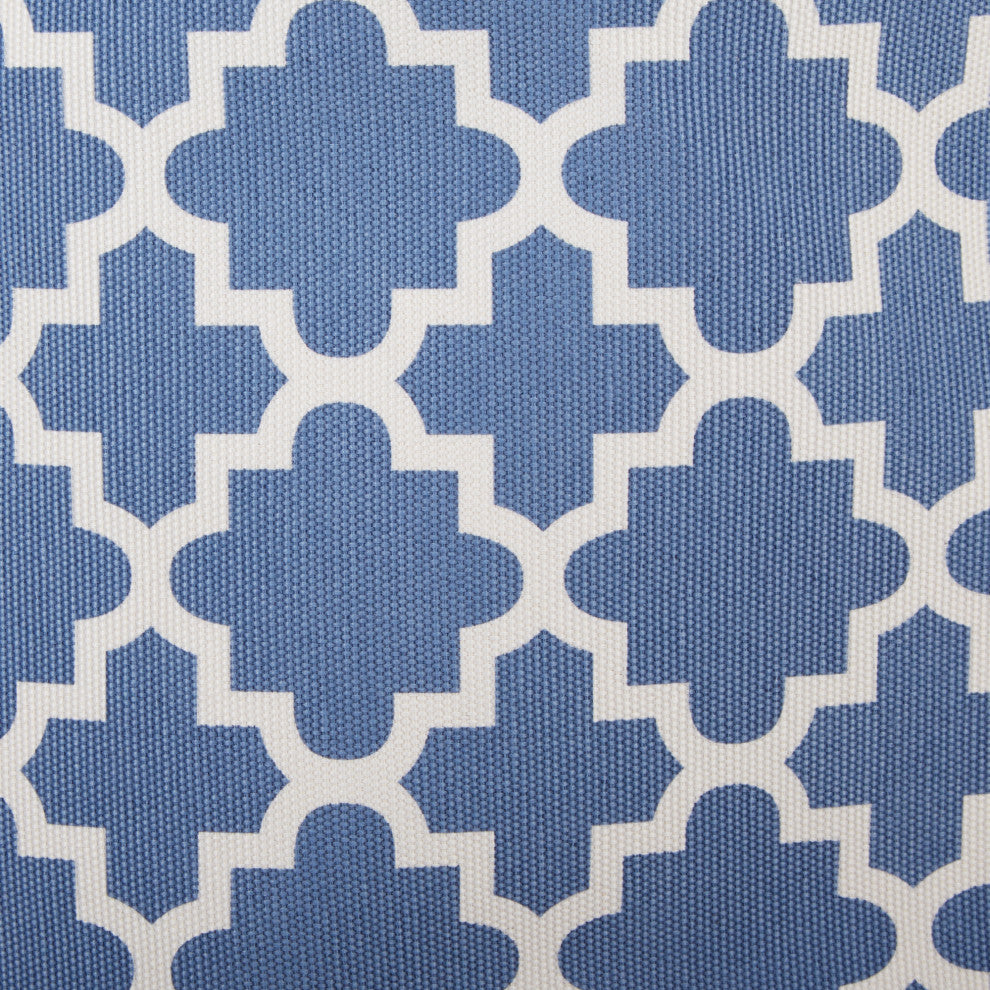 DII Polyester Bin Lattice French Blue Round Large