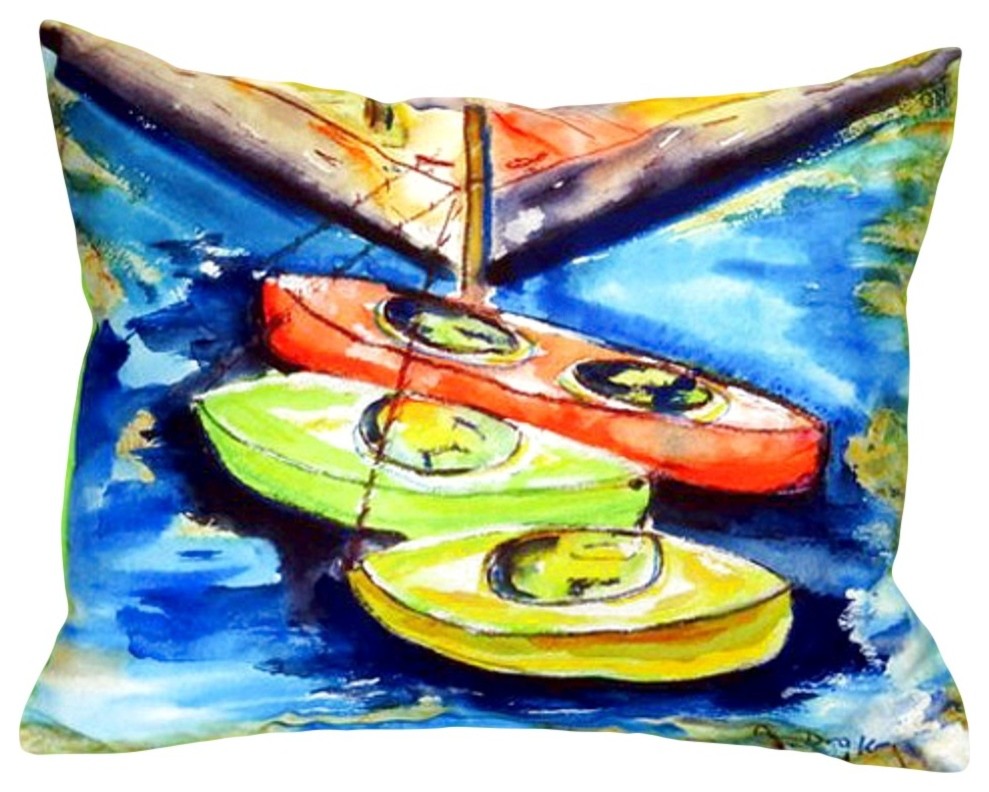 Kayaks No Cord Pillow - Set of Two 16x20