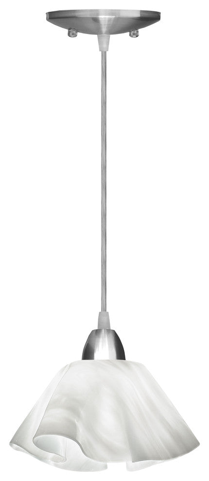 Jezebel Radiance Lily Small Pendant, White Cloud