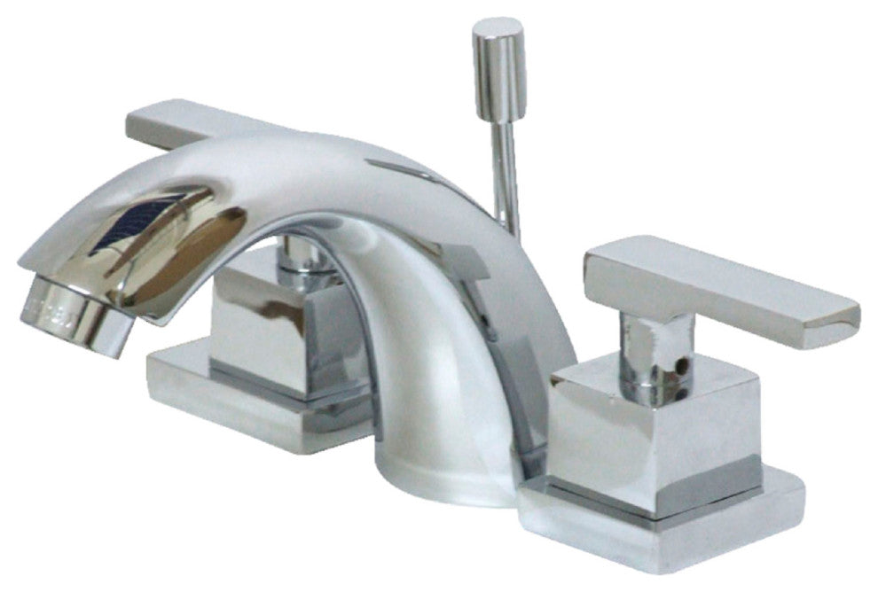 Kingston Brass KS2951QLL Widespread Bathroom Faucet, Polished Chrome