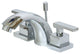 Kingston Brass KS2951QLL Widespread Bathroom Faucet, Polished Chrome