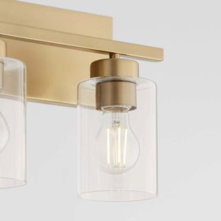 Quorum International 5012-4 Carter 4 Light 30"W Vanity Light - Aged Brass