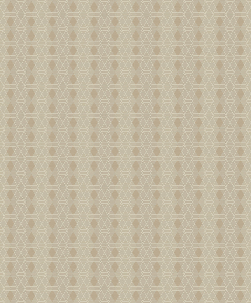 Taylor Beige Diamond Wallpaper Bolt