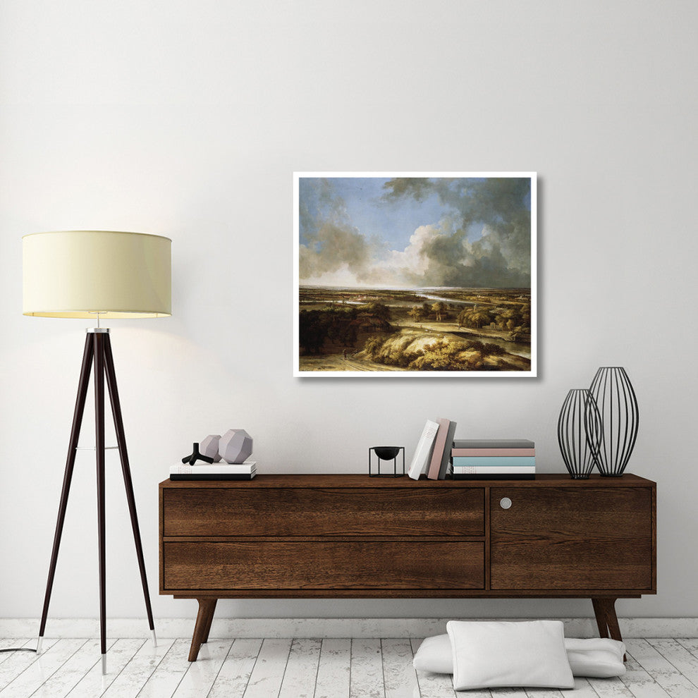 "A Panoramic Landscape" Digital Paper Print by Philips Koninck, 42"x35"