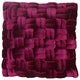 Contemporary Pj Velvet Pillow Wine - Purple