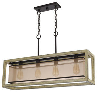 Palencia Rubber Wood Pendant, Fx-3781-4H
