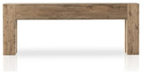 Abaso Console Table-Rustic Wormwood Oak