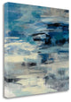 "Indigo Wave" By Silvia Vassileva, Giclee Print on Gallery Wrap Canvas