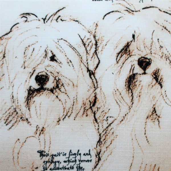 Leonardo's Dogs Havanese Duo Dog Pillow