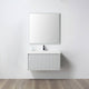 Floating Bathroom Vanity with Sink, Wall Mounted Vanity, Grey, 36" W/ Sink