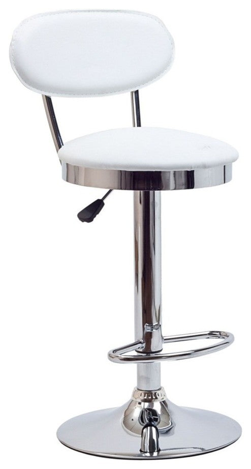 Modern White Retro Bar Stool