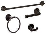 Design House 188581 Kimball Bathroom Accessory Set - Satin Black