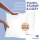 Decorative Throw Pillow Insert - Fluffy Euro Cushion Insert for bed or Couch, White, 20x20 Inch - 1 Pack, 10% Down, 90% Feather