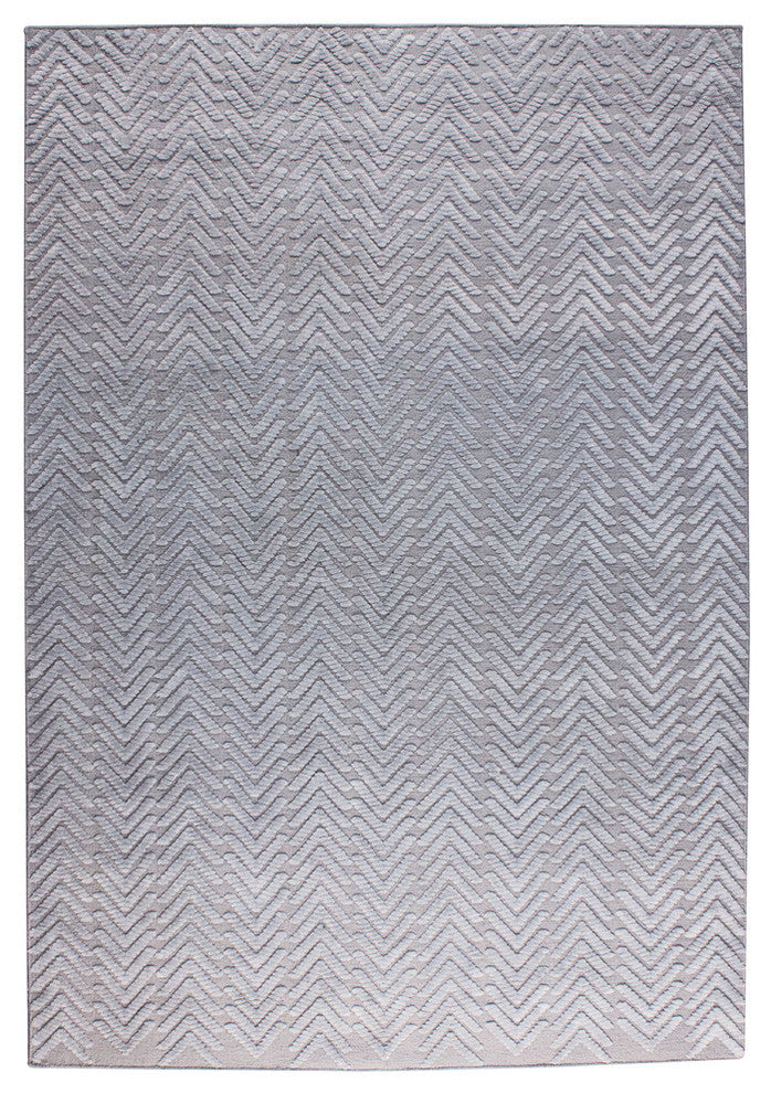 Chandler Rug, Silver, 9''x12''