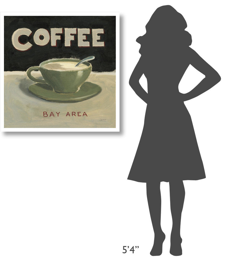 "Coffee Spot III" Digital Paper Print by James Wiens, 32"x32"