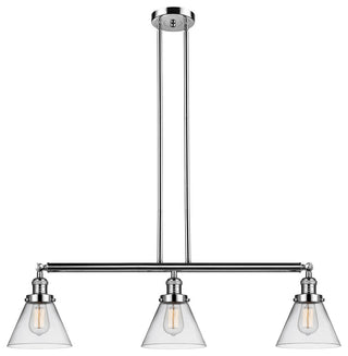 Innovations Lighting 213-Pn-S-G42-Led 3 Light Dimmable Led Island Light